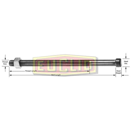 Euclid Spring Ctr Bolt, E3188 E3188